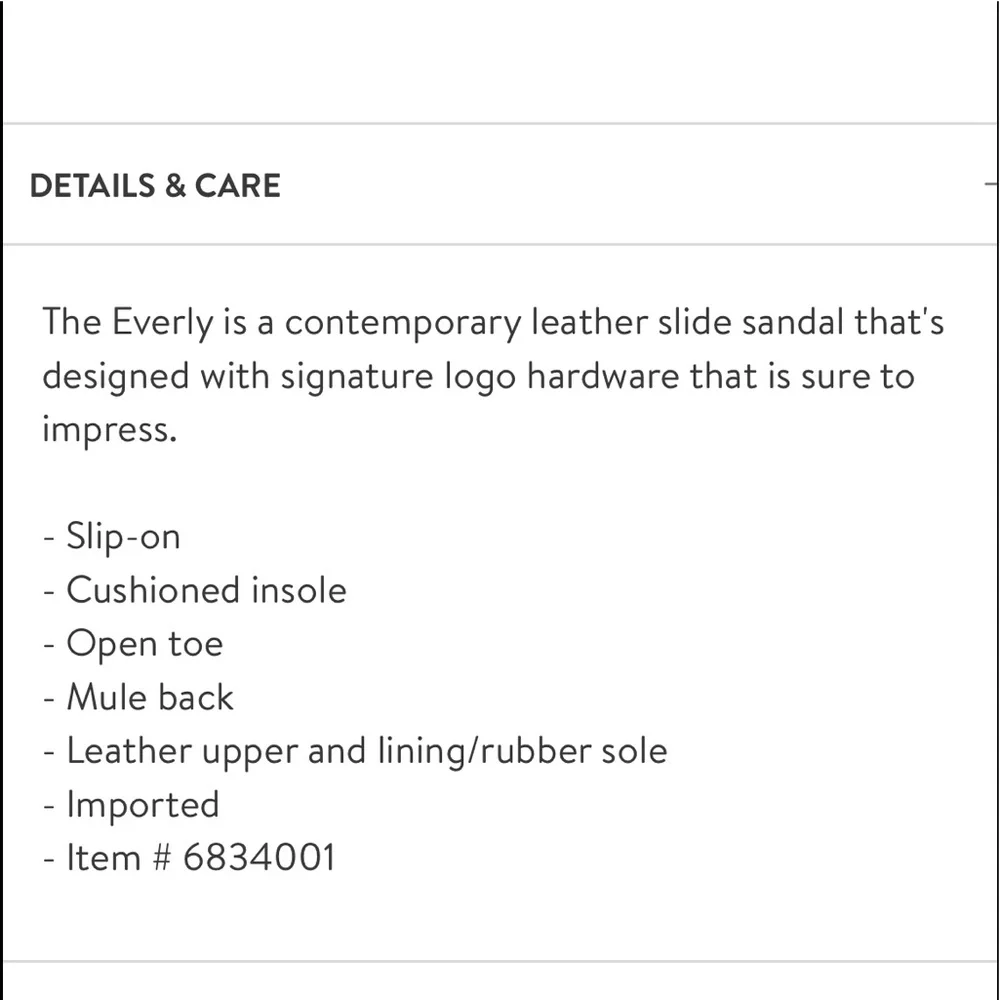 🔥🔥TORY BURCH Everly Leather Slide sandal